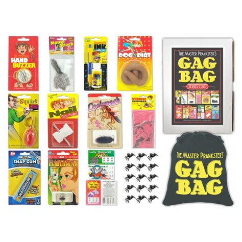 The Master Prankster S Gag Bag Series One Prank Kit Box Pack T Set Funny Classic And New