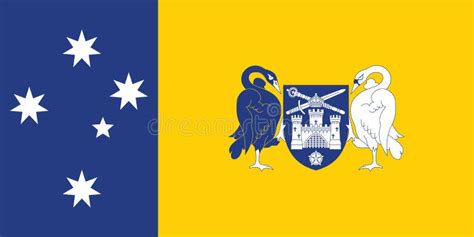 flag of australian capital territory stock vector illustration of destinations area 242684209