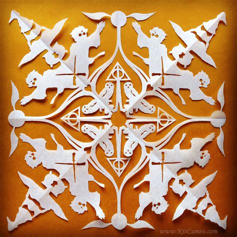 Printable Harry Potter Snowflake Template - Printable Templates