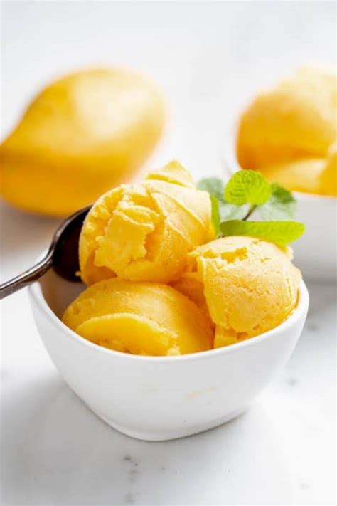 Mango Sorbet Spoonful Of Flavor