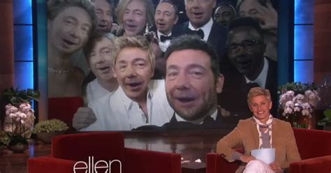 Ellen Degeneres Oscar Selfie Reenacted Watch The Awards Host Relive The Funniest Versions Of