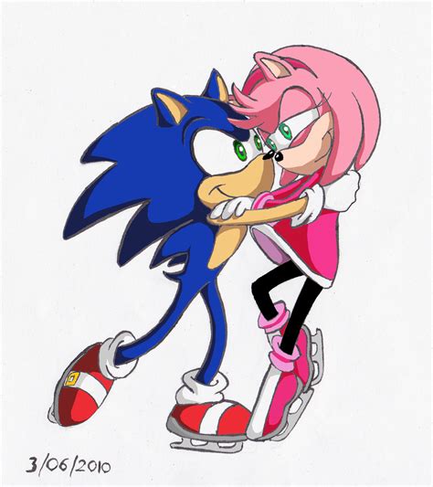 Sonic And Amy By Fullrings On Deviantart