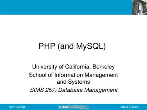 ppt php and mysql powerpoint presentation free download id 5057579