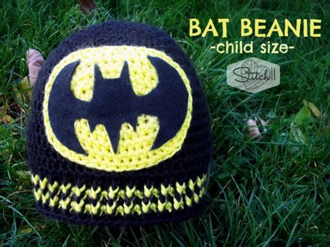Child Size Batman Beanie Stitch11