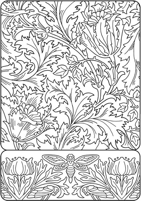 18 Art Nouveau Coloring Book Png Drawer