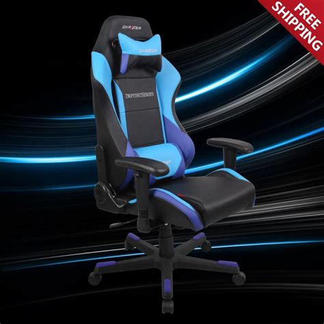Carefully made to give you the best gaming experience. DXRACER DE63NBB Desk Chair Sports Computer Chair Furniture ...