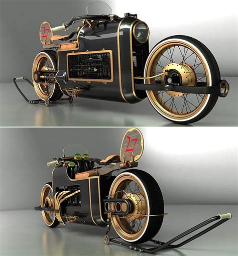 This Steampunk Motorcycle Concept Could Be The Coolest Retro Trip