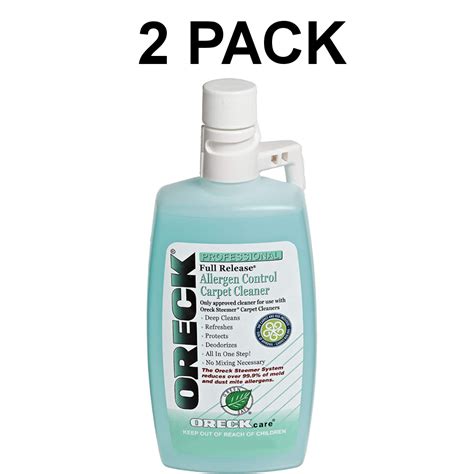 Oreck Carpet Cleaning And Hard Floor Cleaner Shampoo 2 Pack