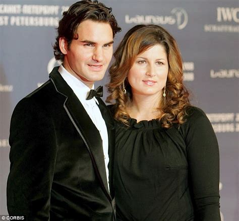 Roger federer and mirka vavrinec on court interview after loss to hewitt/molik.both look super young and super cute. Roger Federer doesn't wear the trousers in his house ...