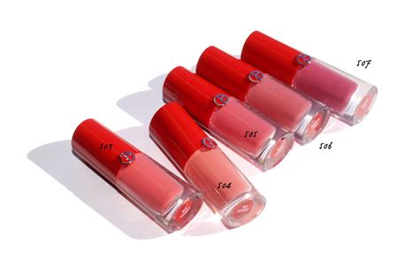 Armani Lip Magnet Review And Swatches 503 504 505 506 And 507