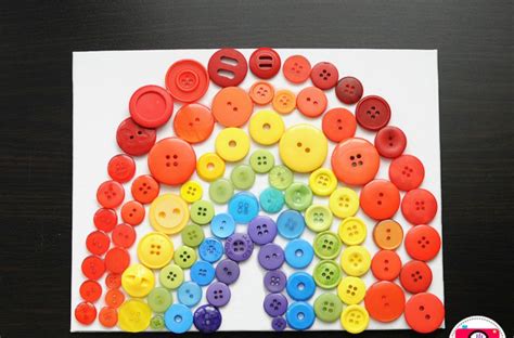 7 Easy Button Crafts For Kids Todays Parent Button Crafts For Kids