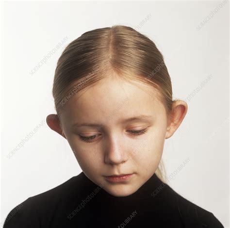 Unhappy Girl Stock Image P7010369 Science Photo Library