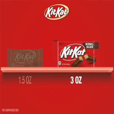 Kit Kat Milk Chocolate King Size Wafer Candy Bar 1 Bar 3 Oz King