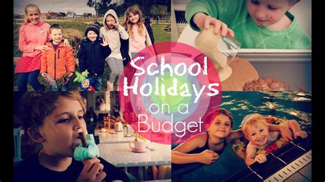 School Holidays On A Budget Ad Youtube