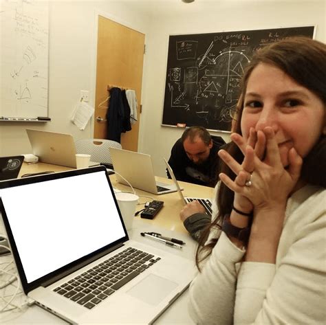 After the quote appeared online, a screenshot was used as a reaction image and the text was used as a copypasta expressing disappointment. Meme Generator - Katie Bouman Black Hole Scientist (blank ...