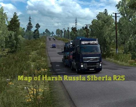 Map Of Harsh Russia Siberia R X ETS Euro Truck Simulator Mods American Truck