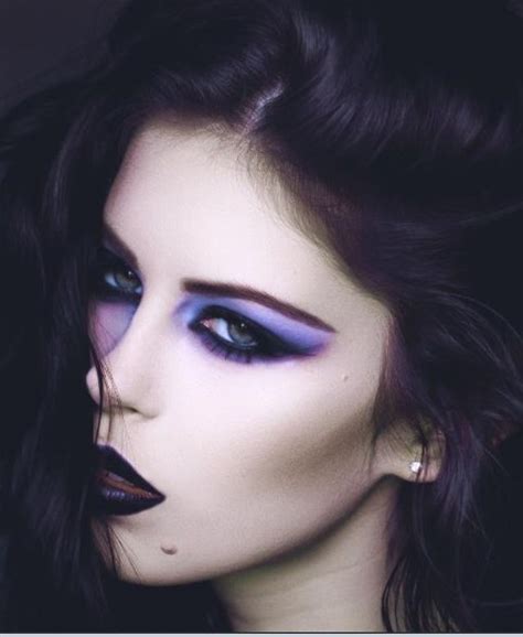 Purple Gothic Makeup Gothic Makeup Dramatic Makeup Goth Makeup