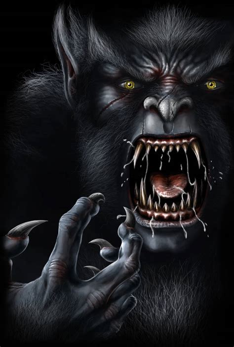 Werewolf Face By Andrewdobell On Deviantart
