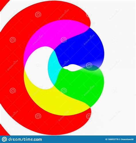 Rgb Red Green Blue Multi Color Rainbow Abstract Background Stock