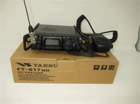 Yaesu Ft 817nd Hfvhfuhf Ham Radio Transceiver 65000 Picclick