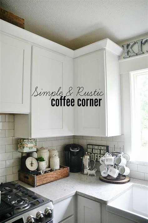 What are kitchen corner cabinets? Kitchen Coffee Station | Coffee station kitchen, Coffee ...