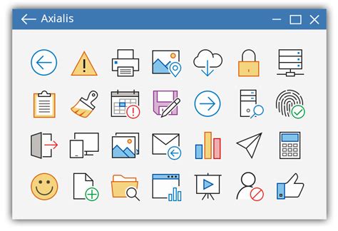 Axialis Office Pro 2019 Icons 6365 Vector Icons For Developers
