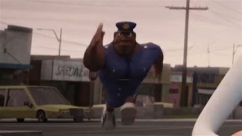 Officer Earl Running Gif Transparent Cloudy With A Chance Of Meatballs