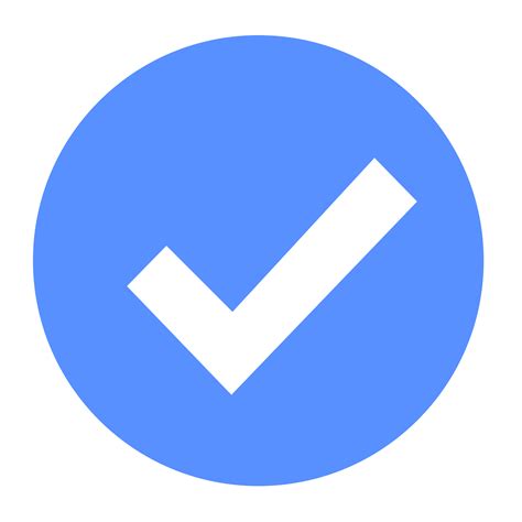 Blue Tick Emoji