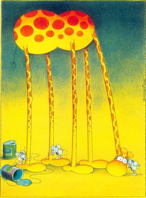 The Exhibition Of Cartoon Mordillo Argentina 075g Giraffe Art