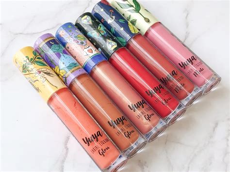 Yuya Labiales Glosses Review Swatches All Skins Beauty