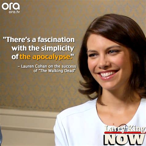 Lauren Cohan Talks Thewalkingdead On Larrykingnow Lauren Cohan The