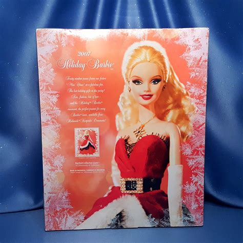 Holiday Barbie Doll 2007 Special Edition By Mattel Now And Then Galleria Llc