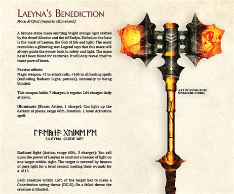 Laeynas Benediction Artifact Weapon Oc Art Rdnd