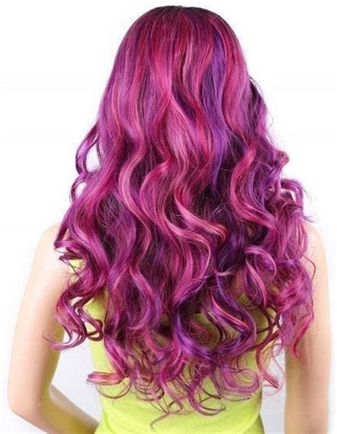 Pretty Hairstyles Girl Hairstyles Colored Hair Tips Magenta Purple