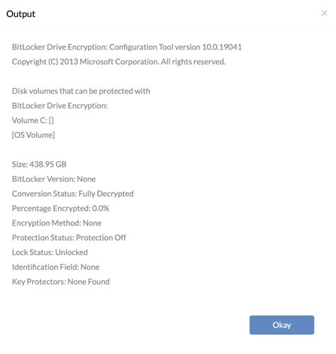 Script To Enable Bitlocker Encryption On Windows Hexnode Help Center
