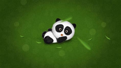 Baby Panda Digital Art Design Hd Wallpaper Preview