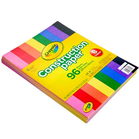 Crayola Construction Paper 96 Sheets 9×12 99 3000 One Shop Toy Store