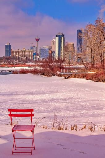 Downtown Calgary Winter Views Stock Photo Download Image Now