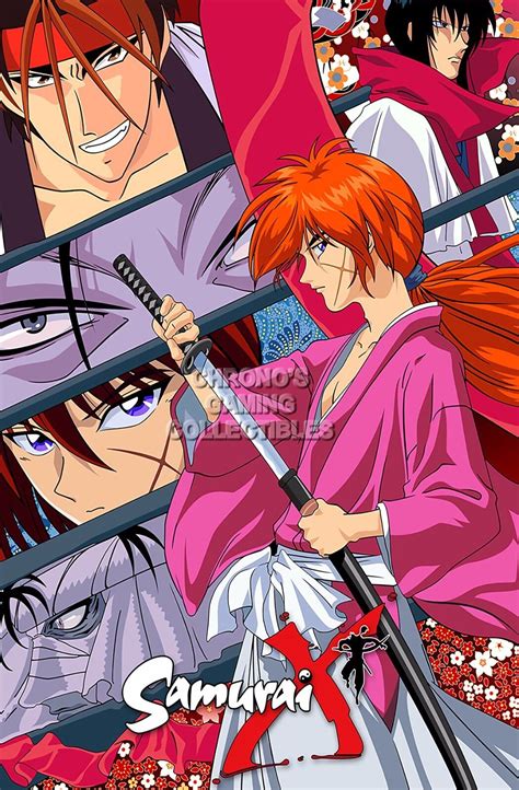 Rurouni Kenshin Samurai X Anime Premium Poster Made In Usa Ani160 Ebay