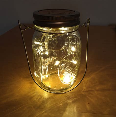 Firefly Lights And Mason Jar Outdoor Lightning Rustic Fairy
