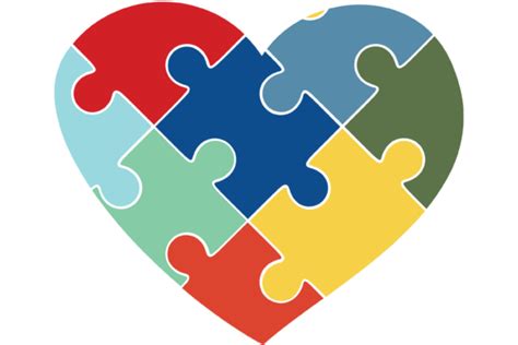 Children with autism have a gentleness to them that give hope for humanity. Heart Shaped Autism Puzzle Piece SVG (Graphic) by Angela ...