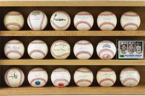 Lot Detail 1982 1999 Baseball Memorabilia Including Autographed
