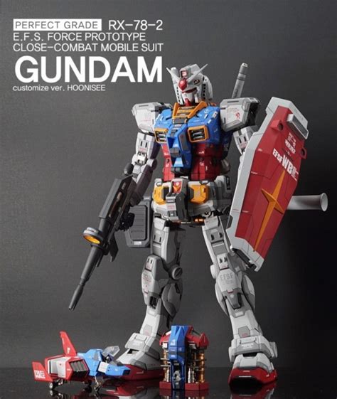 The gundam would turn the tide of war in favor of the earth federation during the one year war against the principality of zeon. Custom Build: PG 1/60 RX-78-2 Gundam Ver. HOONISEE ...