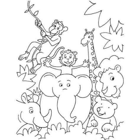 Jual Gambar Sketsa Mewarnai HEWAN Untuk Anak-anak Gambar Sketsa