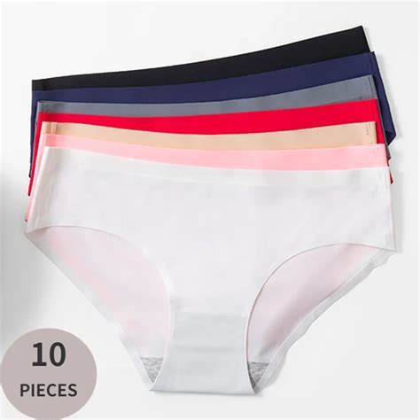 giczi 10pcs set seamless women s panties comfortable sexy lingerie large size underwear