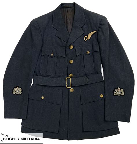 Original 1945 Dated Raf Observers Service Dress Tunic Size 8