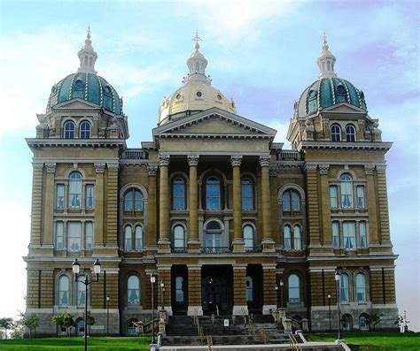 Iowa State Capital Buildilng Des Moines Iowa John C Cochrane
