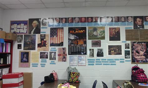 The History Timeline On The Wall In My Classroom At Ahs History