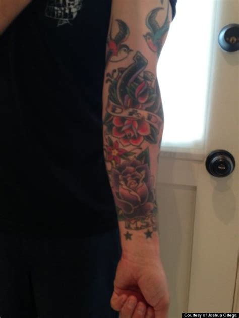 They would take the ashes and rub them in the wounds, causing them to 'tattoo' or permanently leave a mark upon the healing. WATCH: Dad's Hilarious Reaction To Son's Tattoos Is Priceless | HuffPost