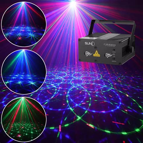 Suny Remote Rgb Laser Stage Lighting Z12r Rgb300 Mixing Effects Dj Home